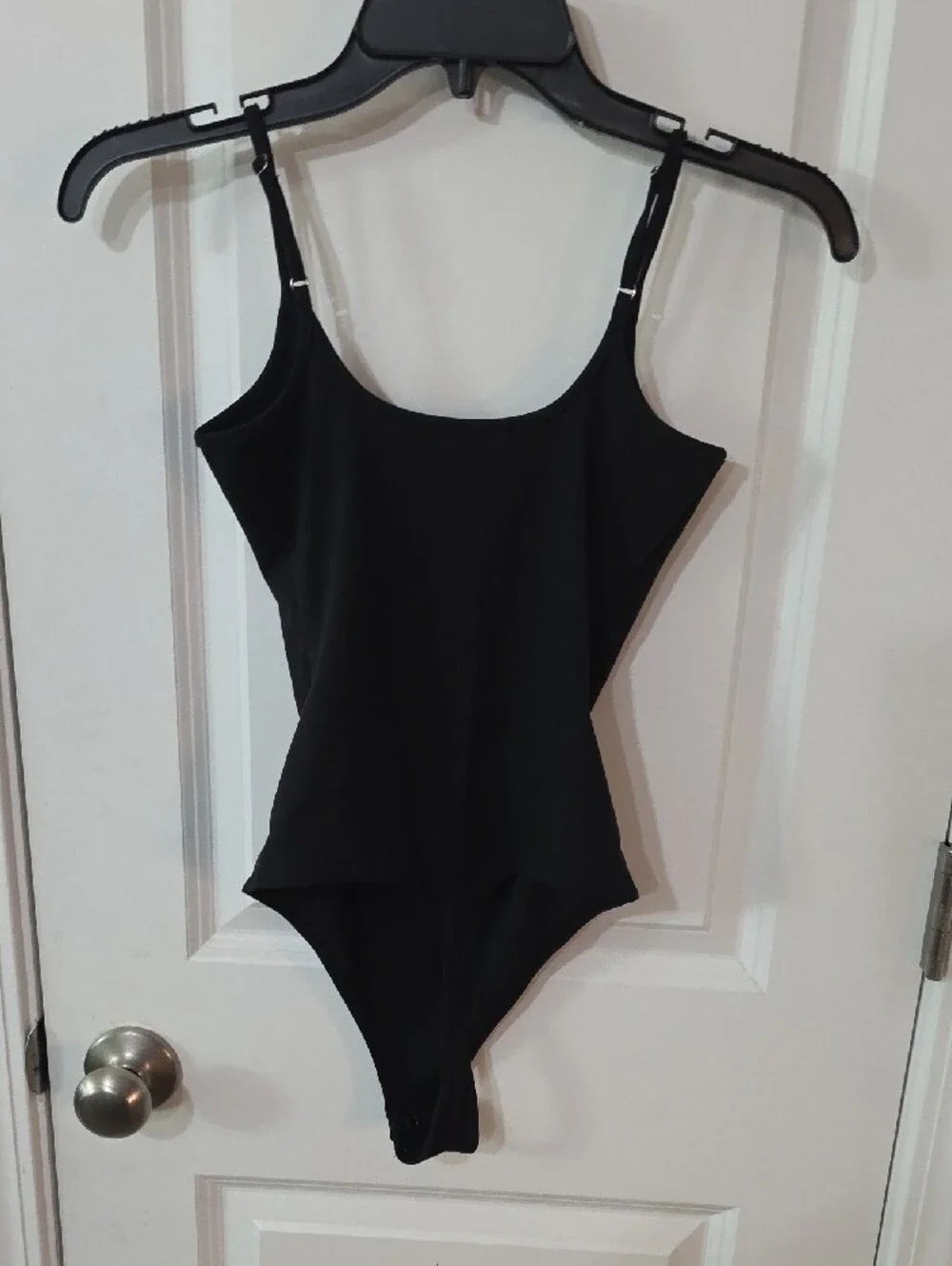 wild fable Black Spaghetti-Strap One-Piece Bodysuit